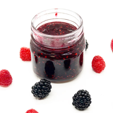 Organic mixed berries jam